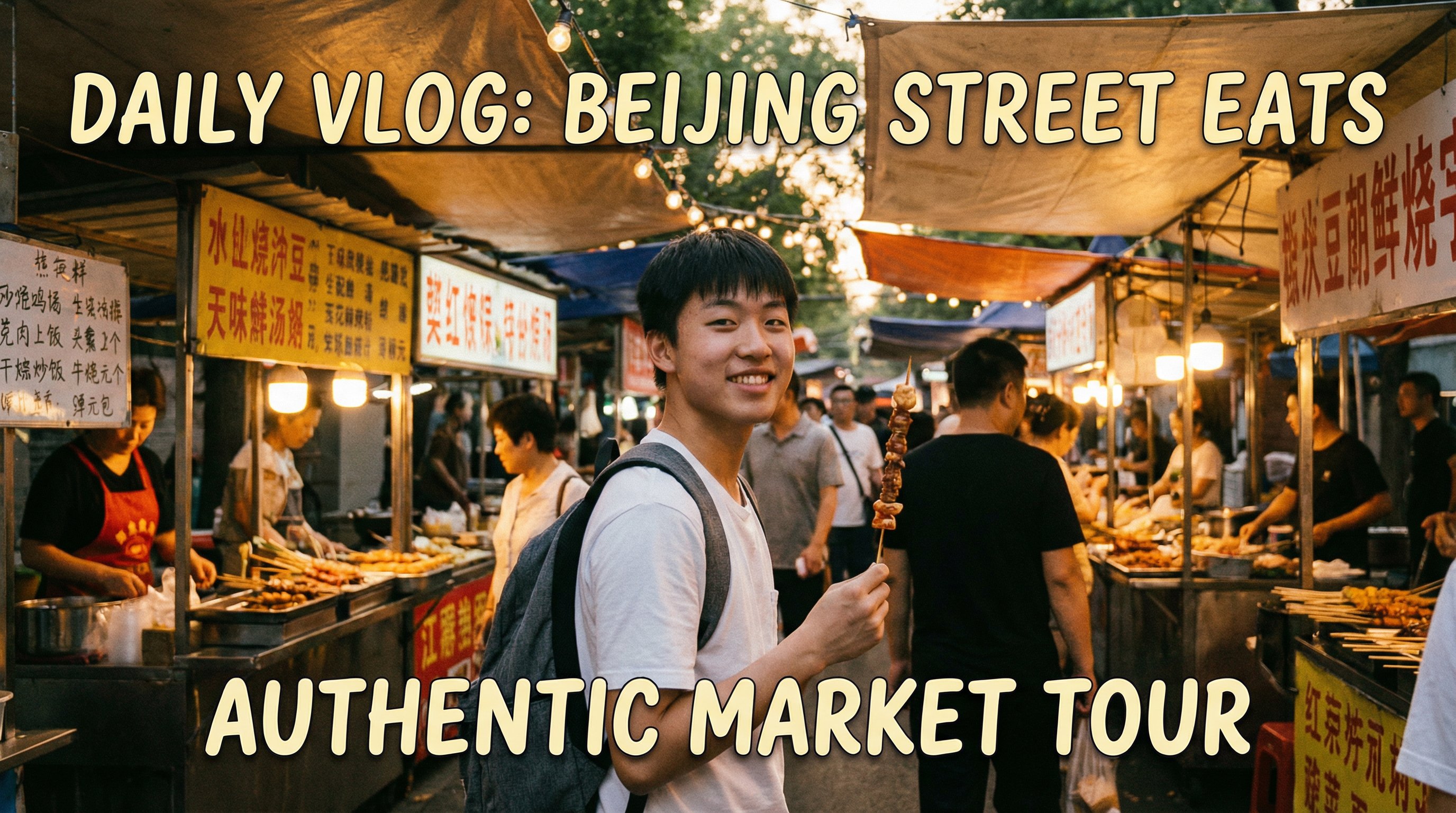 国产自拍·生活视频｜北京街头美食探店VLOG